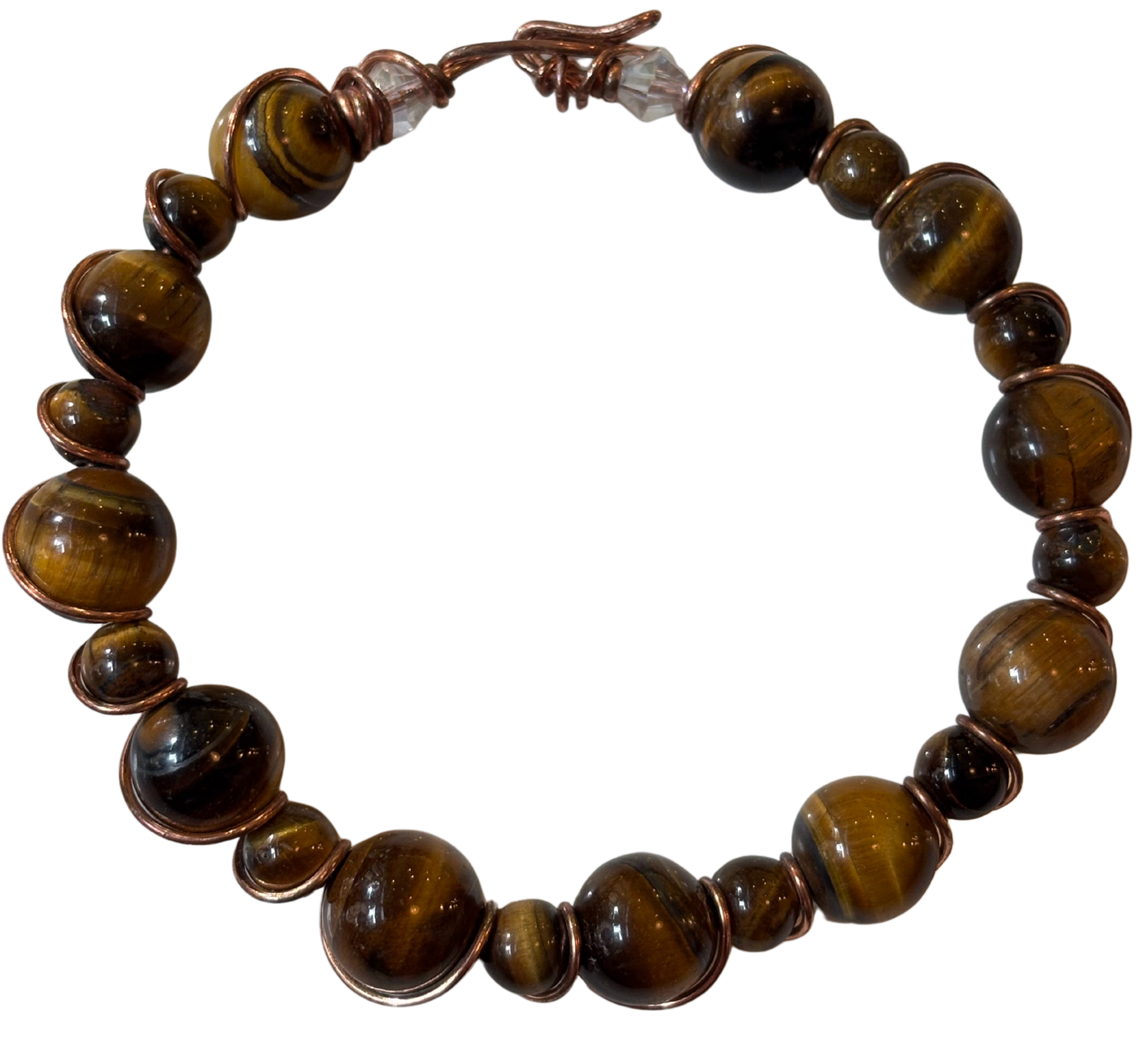 Tiger's eye copper Bracelet